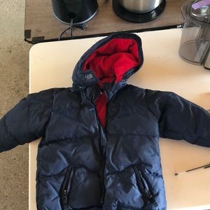 Gap down filled jacket